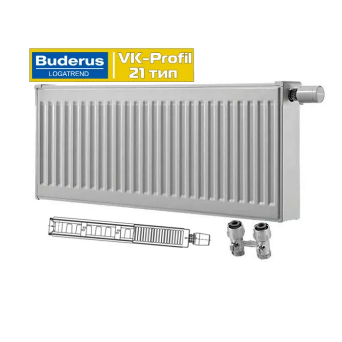 BUDERUS VK-PROFIL 21 ТИП, нижнее подключение 