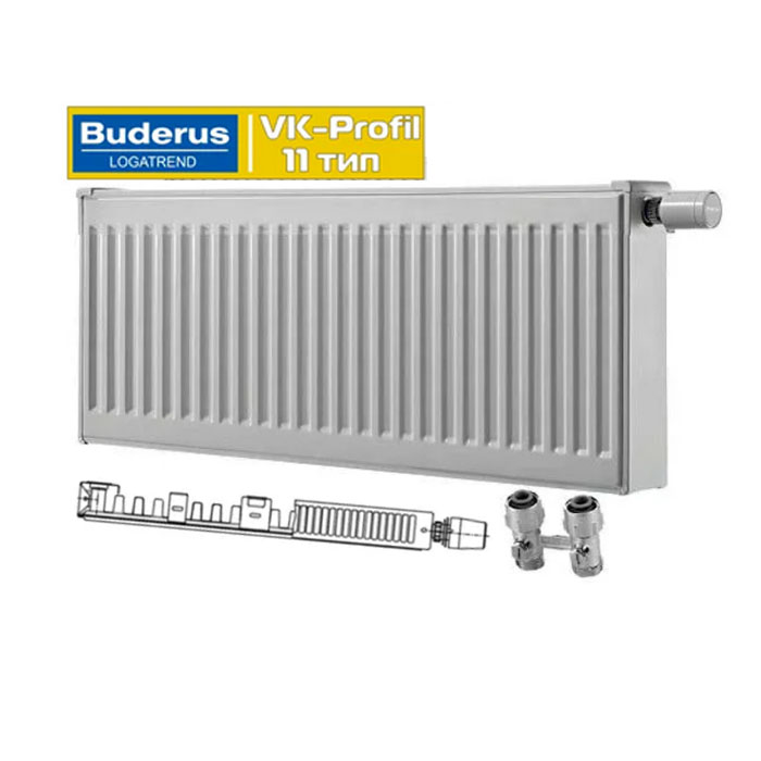 BUDERUS VK-PROFIL 11 ТИП, нижнее подключение 